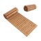 Light Brown Fir Wood Garden Pathway Roll-Up Walkway with Anti-Slip Surface for Outdoor Use
